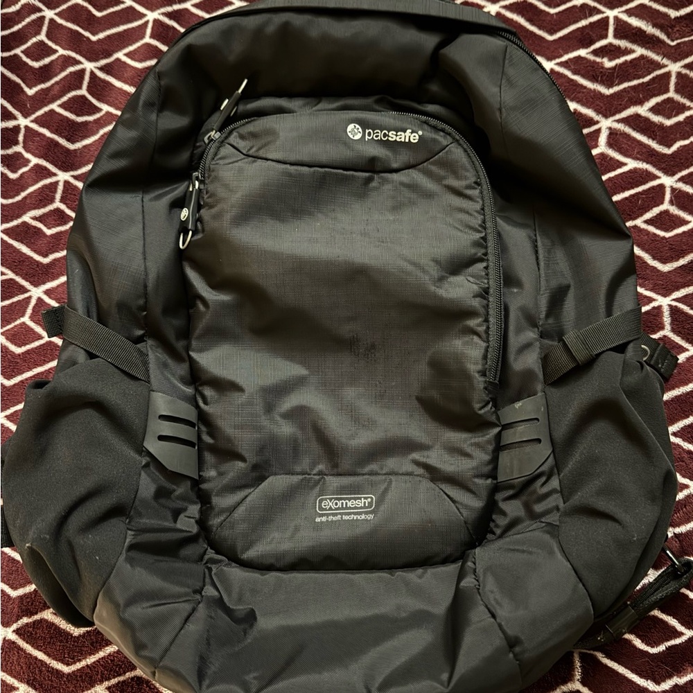 Pacsafe Black Backpack